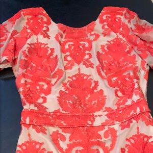 For Love and Lemons San Marcos red lace dress